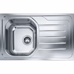 Franke Onda Line OLX 611, Lavello montato su piano, Rettangolare, Acciaio inox, Acciaio inox, 1 ciotole, Rettangolare
