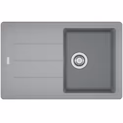 Franke BFG 611-78.084, Lavello montato su piano, Rettangolare, Granito, Grigio, 1 ciotole, 8,89 cm (3.5")
