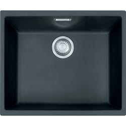 Sirius - Lavello in tectonite sid 110-50, 53x44 cm, nero 125.0363.789 - Franke