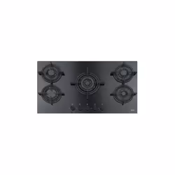 Franke Crystal FHCR 905 4G TC HE BK C, Nero, Da incasso, 90 cm, Gas, Vetro, 5 Fornello(i)