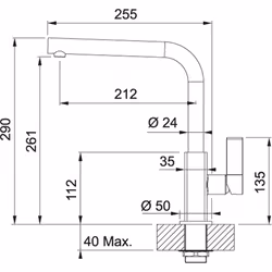 Franke 115.0392.332 rubinetto Cromo - Vista aggiuntiva 2