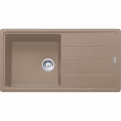 Franke BFG 611-97, Lavello ad incasso, Rettangolare, Fragranito, Beige, 1 ciotole, Rettangolare