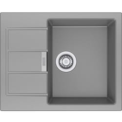 Sid 611-62 pietra grigia 114.0496.049 Lavandino Built, 620 x 500mm - Franke