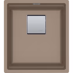 Franke Kubus 2 KNG 110-37, Lavello sottopiano, Rettangolare, Fragranito, Grigio talpa, 1 ciotole, Rettangolare