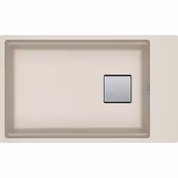 Franke Kubus 2 KNG 110-62 Sahara, Lavello sottopiano, Rettangolare, Sabbia, 1 ciotole, Rettangolare, 620 x 420 mm