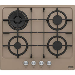 Franke FHMA 604 3G DC OY C Nero, Marrone, Acciaio inox Da incasso 59 cm Gas 4 Fornello(i)