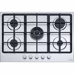 Franke Smart FHSM 755 4G DC XS C, Acciaio inox, Da incasso, 73 cm, Gas, Acciaio inox, 5 Fornello(i)