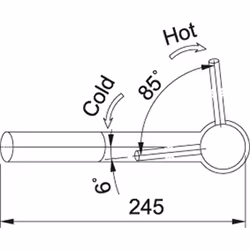 Franke Orbit Doccia Inox satinato - Vista aggiuntiva 7