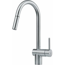 Franke - Leda Neo - Miscelatore da lavello fc 0047 con bocca di erogazione estraibile, acciaio inox 115.0590.047