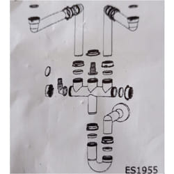 Franke - Ricambio kit sifone per lavello 112.0624.484