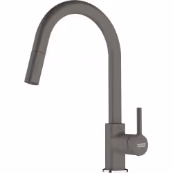 Franke 115.0626.057, Estraibile, Nero, Ottone, Leva sanitaria, Singolo, 3/8"