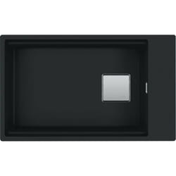 Kubus 2 - Lavello in fragranite kng 110-62, 76x46 cm, nero opaco 125.0627.321 - Franke