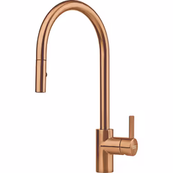 Franke 911252, Tirare verso il basso, Rame, Acciaio inox, Valvole rotanti, 3/8", Spray
