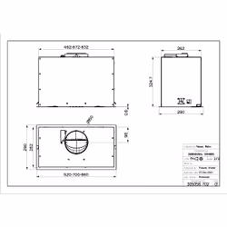 Faber 305.0665.357 cappa aspirante Integrato Bianco 620 m³/h
