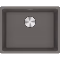Franke MRG 110-52, Lavello montato su piano, Rettangolare, Fragranito, Grigio, 1 ciotole, Stone grey