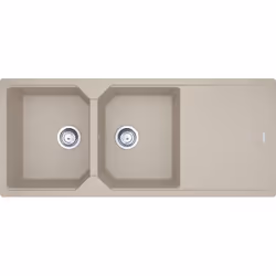 Franke Urban UBG 621-116, Lavello sottopiano, Rettangolare, Fragranito, Beige, 2 ciotole, Sahara