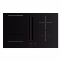 FABER S.p.A. GALILEO LINEAR F830, Nero, Da incasso, 83 cm, Piano cottura a induzione, Vetro, 4 Fornello(i)