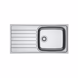 Lavello da incasso 60 cm acciaio inox 386752 di FrankeEvier SPARK, SKX 611-100 Inox Dekor, incasso 1000x500 mm. La scelta uni ...