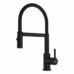 Franke 115.0725.838, Standard, Nero, Ottone, Leva sanitaria, Singolo, 3/8"
