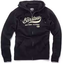100% Barstow Felpa con cappuccio zip, nero, dimensione 2XL per uomo - Vista aggiuntiva 2