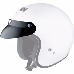 IXS Picco di casco jet visiera, nero per uomo
