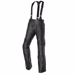 IXS Grimstad Pantaloni in pelle impermeabile, nero, dimensione 62 per uomo