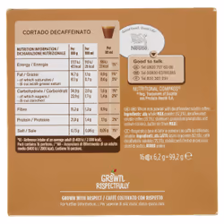 Nescafé Dolce Gusto Caffè Cortado Espresso Macchiato Decaffeinato 16 Capsule - Vista aggiuntiva 5