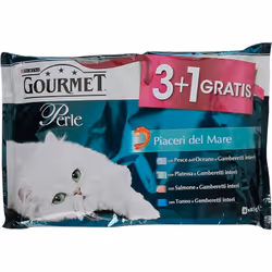 PURINA GOURMET PERLE PIACERE DEL MARE 85 GR X4 PZ CON CARNI DELICATE O OKX Scopri il modo perfetto per viziare il tuo gatto c ...