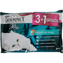 Gourmet perle piacere del mare 85 gr X4 pz con carni delicate o - Purina
