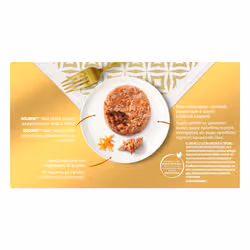 GOURMET Gold Tortini Gatto con Pollo e Carote, con Manzo e Pomodori, 4x85g - Vista aggiuntiva 4