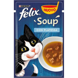 Felix Gatto Soup in busta 48gr con Platessa