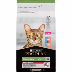 Proplan Sterilised Adult Crocchette con Anatra e Fegato è un alimento secco per gatti adulti sterilizzati. Dopo la castrazion ...