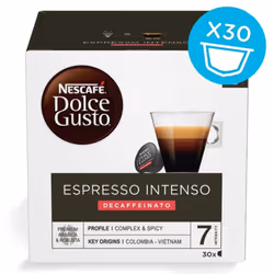 Nescafé Dolce Gusto Espresso Intenso Decaffeinato Capsule caffè Tostatura media 30 pz