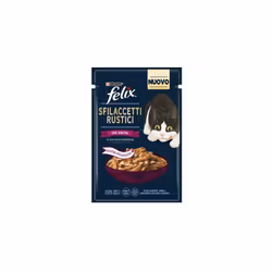 Purina Felix sfilaccetti rustici è un prodotto con teneri sfilaccetti in una gustosa salsa che il tuo gatto adorerà, hanno un ...