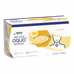 Nestlè Resource Aqua+ Acqua Gelificata Gusto Limone 4X125g