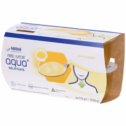 Nestlè Resource Aqua+ Acqua Gelificata Gusto Limone 4X125g