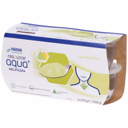 Nestlè Resource Aqua+ Acqua Gelificata Gusto Mela e Pera 4X125g
