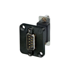 Neutrik NADB9MF-B adattatore per inversione del genere dei cavi VGA Nero, Acciaio inox