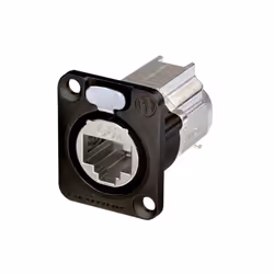 Neutrik NE8FDX-Y6-B, RJ-45, Alluminio, Nero, Cat6a, Oro, 1000 V, 1,5 A