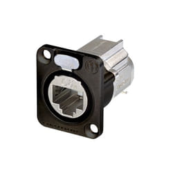 Neutrik NE8FDX-Y6-B cavo di collegamento RJ-45 Alluminio, Nero