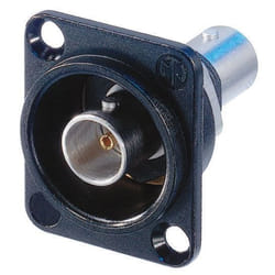 Neutrik NBB75DFIB-P cavo di collegamento BNC Nero, Acciaio inox