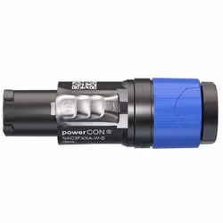 Neutrik NAC3FXXA-W-S cavo di collegamento powerCON Nero, Blu - Vista aggiuntiva 3