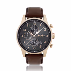 HUGO BOSS 7613272234337, Maschio, Acciaio inox, Marrone
