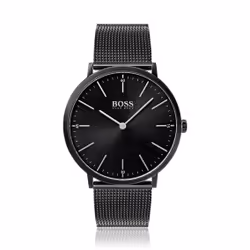 HUGO BOSS 7613272246965, Maschio, Acciaio inox, Nero
