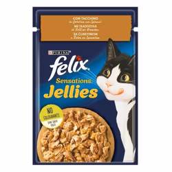 FELIX Sensations Jellies offre una gamma di ricette dall'aspetto, dal profumo e dal gusto sensazionali. Ogni ricetta è prepar ...