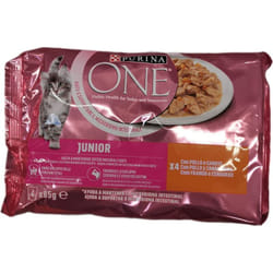 One junior pate per gatti 4 x 85 gr con pollo e carote - Purina