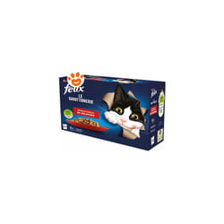 Purina Cat Felix le Ghiottonerie Manzo e Pollo in Gelatina - Purina Cat Felix le Ghiottonerie Manzo e Pollo in Gelatina - Confezione Da 12×85 Gr