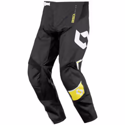 Scott 350 Dirt Bambini Motocross pantaloni, nero-giallo, dimensione 24