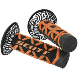 Scott Diamond Plus Donut Grip Motocross, nero-arancione