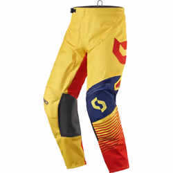 Scott 350 Track Pantaloni motocross 2017, rosso-giallo, dimensione 30 per uomo